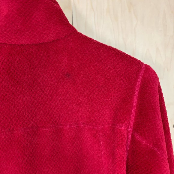 Patagonia Women’s Re-Tool Snap-T Red Fleece Pullover Sweater Sweatshirt Small - Picture 6 of 6